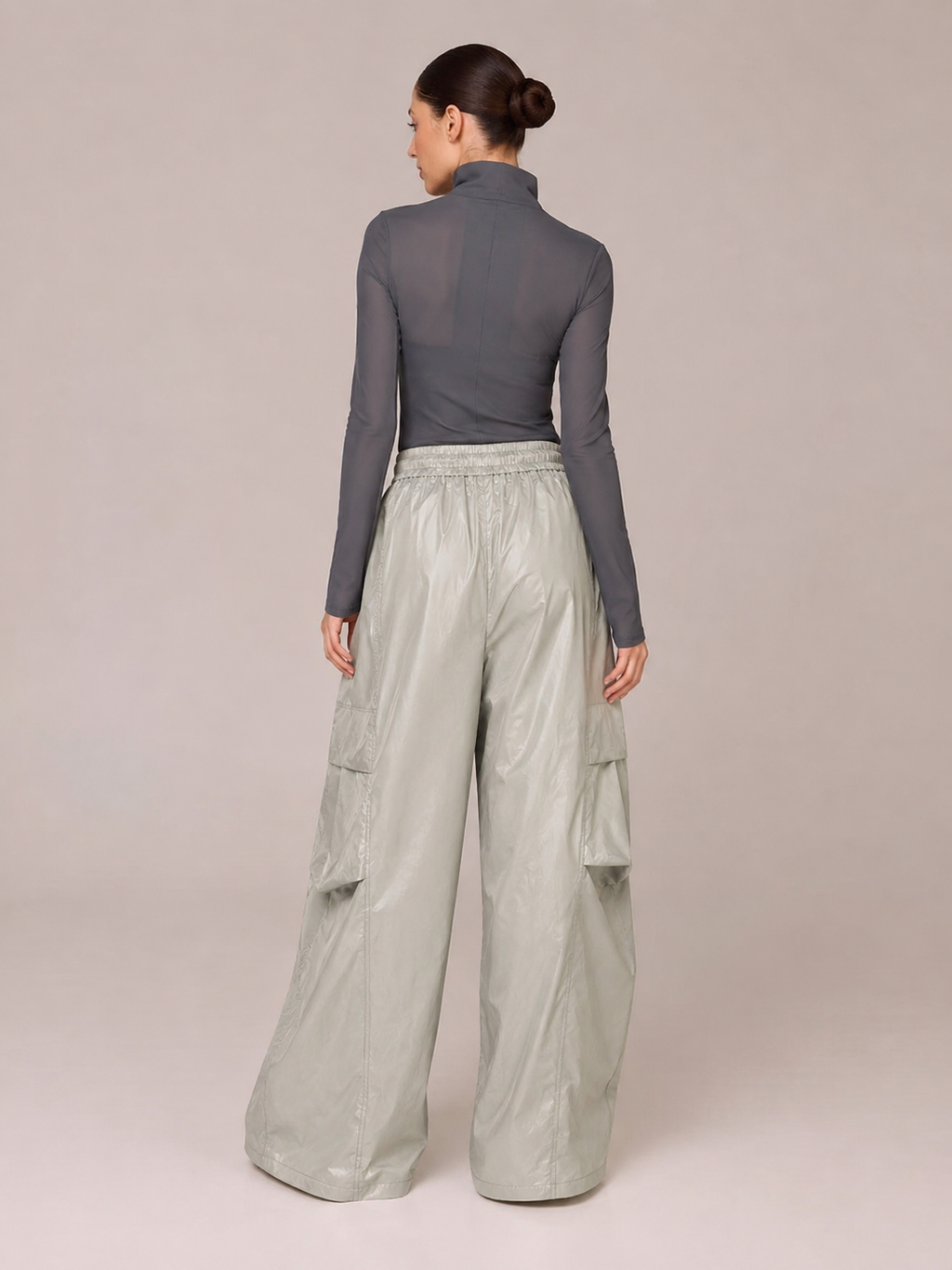 Pantalon Imperméable – Coupe Large Taille Élastiquée