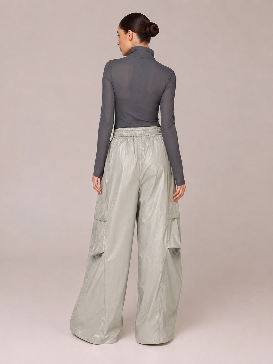 Pantalon Imperméable – Coupe Large Taille Élastiquée