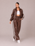Veste Imperméable Zippée – Coupe Sportswear avec Bandes Latérales